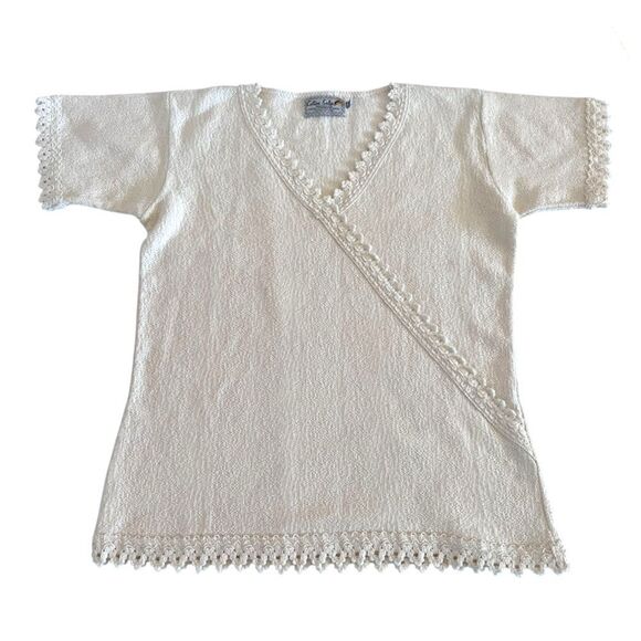 Vintage Cotton Salsa Crochet Knit Skirt Set - Picture 4 of 9